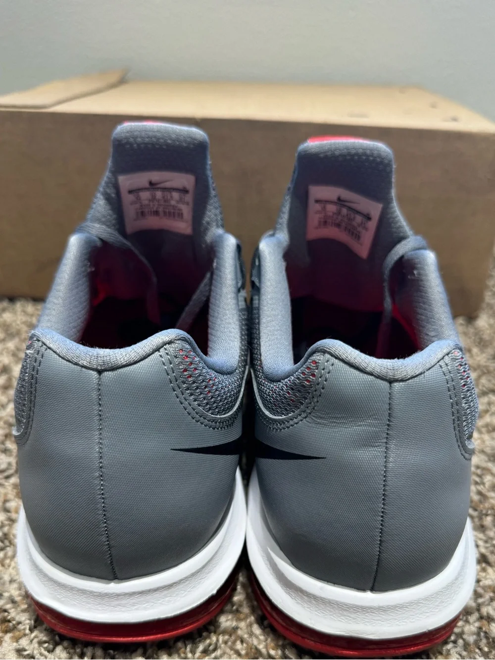 Nike Air Max Dynasty - Men’s - Size 13  Cool Grey/Crimson Red